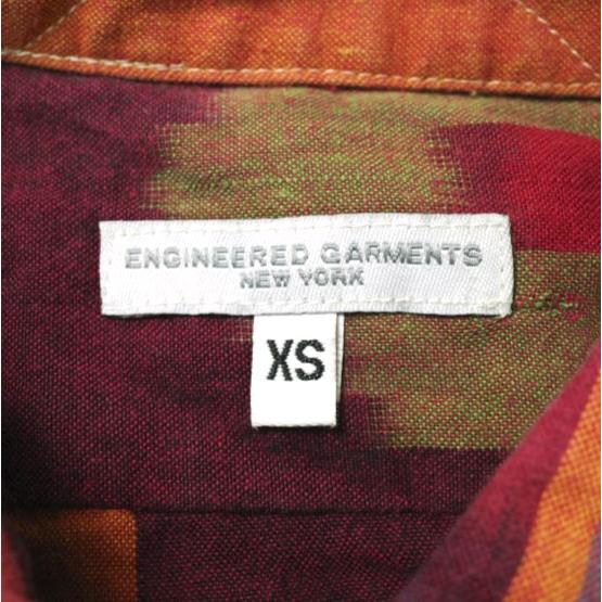 Engineered Garments エンジニアードガーメンツ 21SS Combo Short Collar Shirt - Cotton Ikat イカット柄 コンボショートカラーシャツ XS |  | 03
