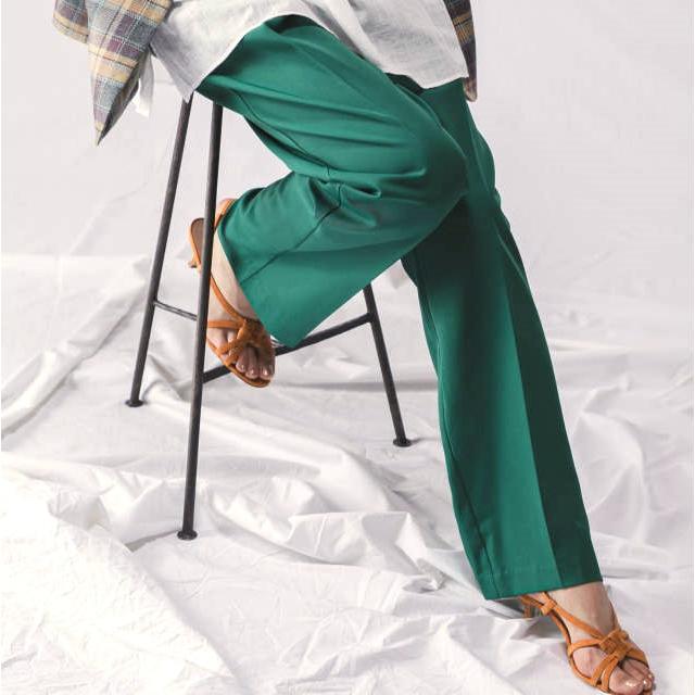 Lirica URBAN RESEARCH ROSSO リリカ アーバンリサーチロッソ 21SS high-waist pants 2プリーツハイウエストパンツ RB14-24B001 0 グリーン |  | 02
