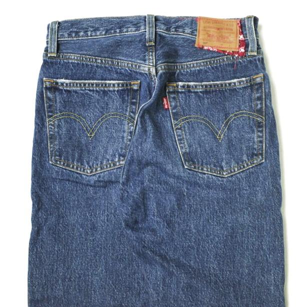 Levi's リーバイス PREMIUM 501 リメイクデニムパンツ 12501-0369 W25 Indigo バンダナ カットオフ ボタンフライ ジーンズ ボトムス g18926 |  | 04