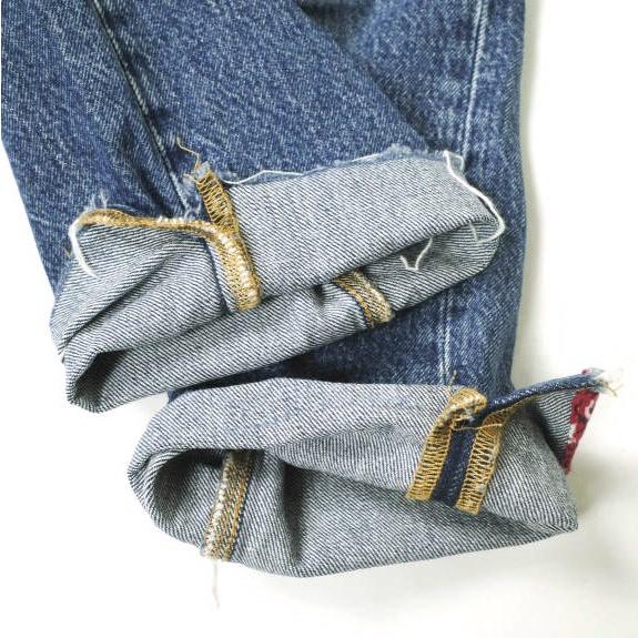 Levi's リーバイス PREMIUM 501 リメイクデニムパンツ 12501-0369 W25 Indigo バンダナ カットオフ ボタンフライ ジーンズ ボトムス g18926 |  | 07