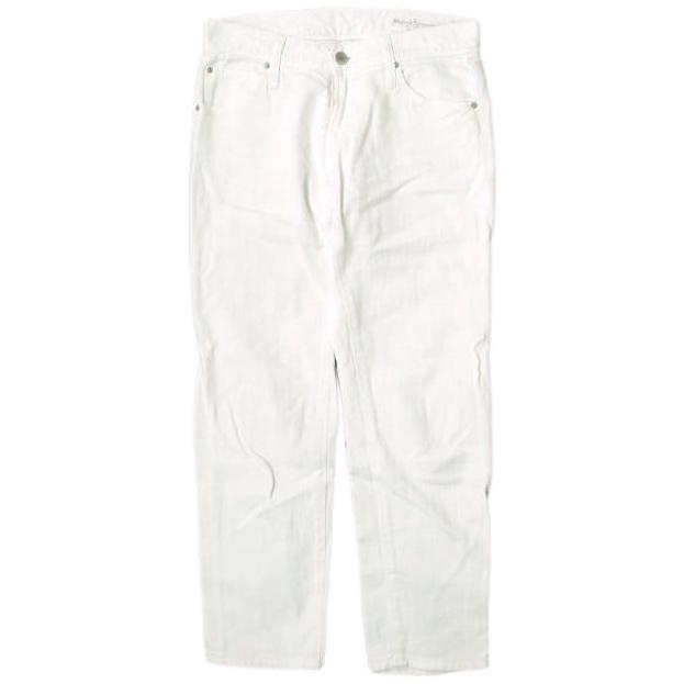 Munich ミューニック 日本製 White Denim Slim Slouch Pants ホワイトデニムスリムスラウチパンツ MNHG161 XS ジップフライ ジーンズ | 