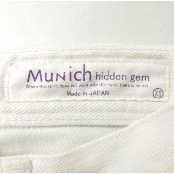 Munich ミューニック 日本製 White Denim Slim Slouch Pants ホワイトデニムスリムスラウチパンツ MNHG161 XS ジップフライ ジーンズ |  | 03