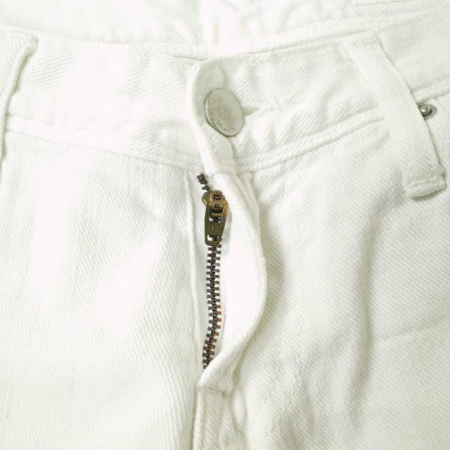 Munich ミューニック 日本製 White Denim Slim Slouch Pants ホワイトデニムスリムスラウチパンツ MNHG161 XS ジップフライ ジーンズ |  | 04