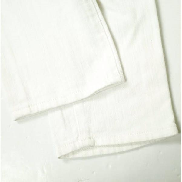 Munich ミューニック 日本製 White Denim Slim Slouch Pants ホワイトデニムスリムスラウチパンツ MNHG161 XS ジップフライ ジーンズ |  | 07