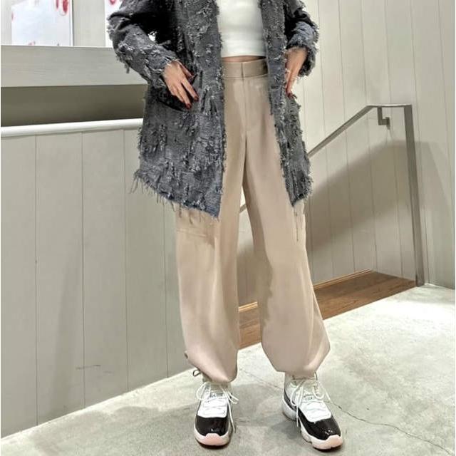 H BEAUTY＆YOUTH エイチ ビューティーアンドユース 24SS 日本製 アセテートサテンミリタリーパンツ 1614-299-6218 S BEIGE カーゴ g18958 |  | 02