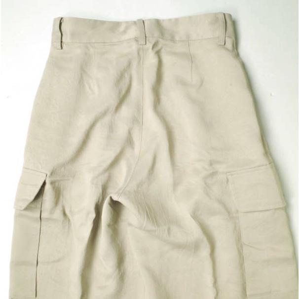 H BEAUTY＆YOUTH エイチ ビューティーアンドユース 24SS 日本製 アセテートサテンミリタリーパンツ 1614-299-6218 S BEIGE カーゴ g18958 |  | 06