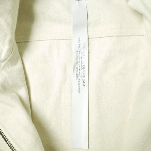 新品 ISSUETHINGS イシューシングス 24AW type71(A/B) ヘビーウェイトコットン リバーシブルハーフコート 24b/71-c-00 2 natural white |  | 04