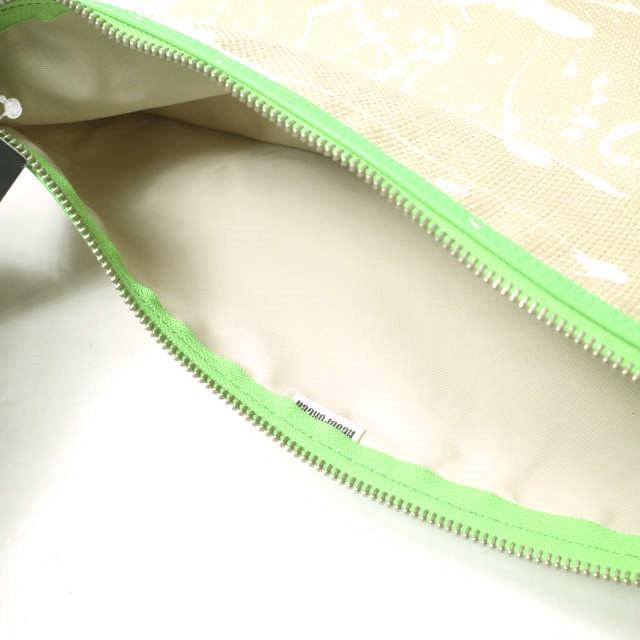 HEAD PORTER ヘッドポーター GRANADA CLUTCH BAG ペンキペイント クラッチバッグ ナチュラル/グリーン パナマ 麦わら カバン g18995 |  | 05