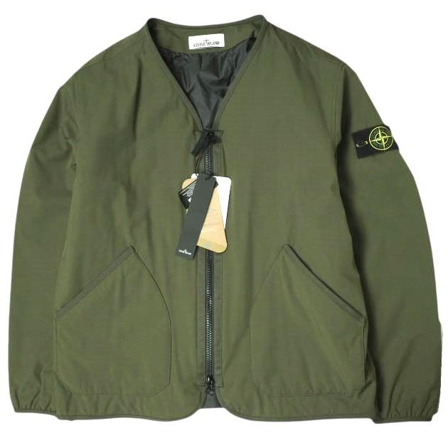 STONE ISLAND ストーンアイランド 23AW NO COLLAR JACKET 中綿 STONE ISLAND ストーンアイランド 23AW NO COLLAR JACKET 中綿