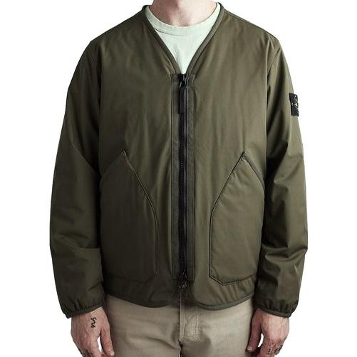 STONE ISLAND ストーンアイランド 23AW NO COLLAR JACKET 中綿 STONE ISLAND ストーンアイランド 23AW NO COLLAR JACKET 中綿