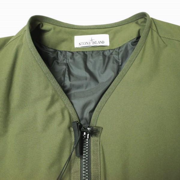 STONE ISLAND ストーンアイランド 23AW NO COLLAR JACKET 中綿 STONE ISLAND ストーンアイランド 23AW NO COLLAR JACKET 中綿