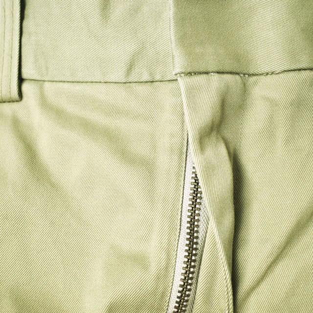 TANAKA x WISM タナカ ウィズム 23AW 別注 ST-168 COTTON FLARE TROUSERS BRAD(FLARE) コットンフレアトラウザーズ 33 カーキ チノパンツ |  | 04