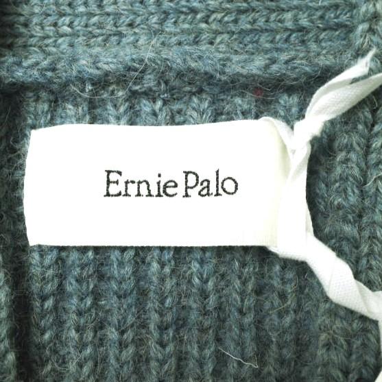 新品 Ernie Palo アーニーパロ 24AW SHETLAND WOOL RIB MIDDLE CARDIGAN シェットランドウールリブニットカーディガン EP08KN01 48 SAX |  | 03
