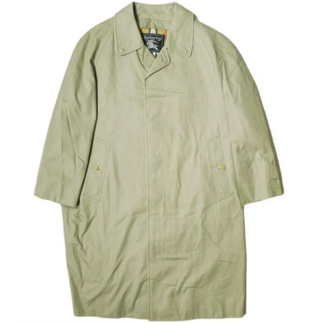 Burberrys バーバリーズ 90s ノバチェックライナー コットンギャバジン ステンカラーコート S程度 KHAKI ヴィンテージ オーバーコート | 