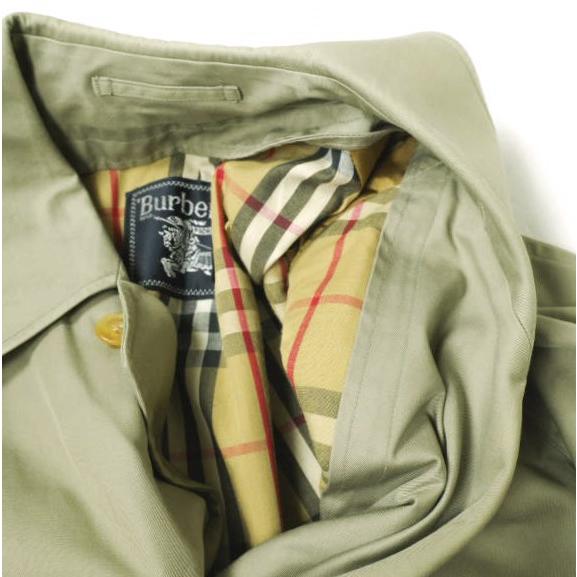 Burberrys バーバリーズ 90s ノバチェックライナー コットンギャバジン ステンカラーコート S程度 KHAKI ヴィンテージ オーバーコート |  | 04