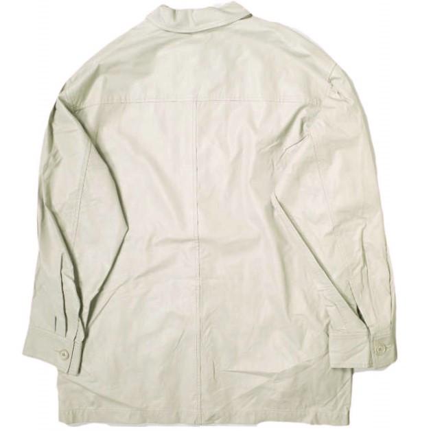 H BEAUTY＆YOUTH エイチ ビューティーアンドユース FAKE LEATHER SHIRT