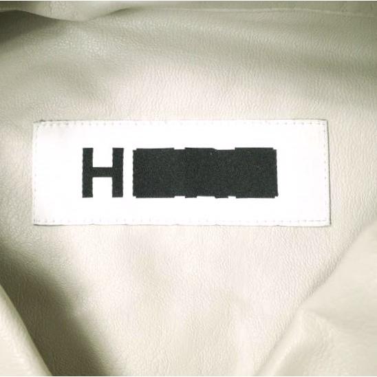 H BEAUTY＆YOUTH エイチ ビューティーアンドユース FAKE LEATHER SHIRT JACKET フェイクレザーシャツジャケット 1625-299-4618 S ベージュ |  | 03