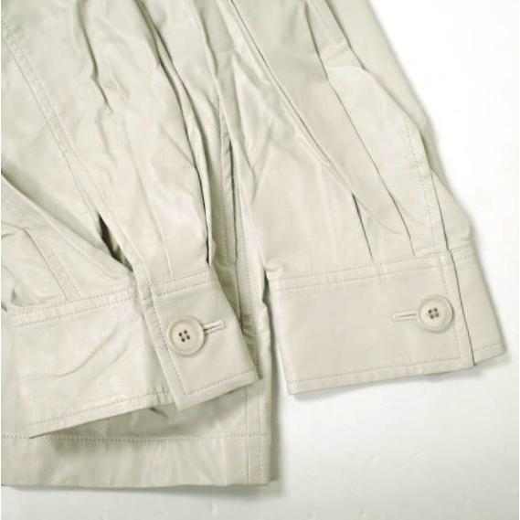 H BEAUTY＆YOUTH エイチ ビューティーアンドユース FAKE LEATHER SHIRT JACKET フェイクレザーシャツジャケット 1625-299-4618 S ベージュ |  | 05
