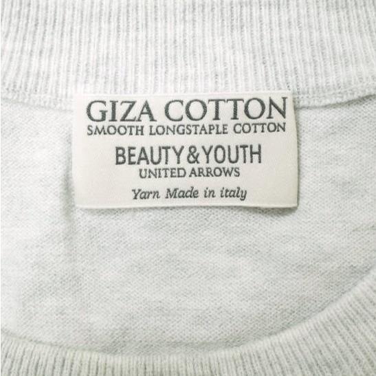 BEAUTY＆YOUTH UNITED ARROWS ビューティーアンドユース GIZAコットンリラックスニット 1213-105-3803 XL Light Gray クルーネック g19076 |  | 03