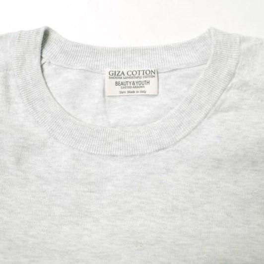 BEAUTY＆YOUTH UNITED ARROWS ビューティーアンドユース GIZAコットンリラックスニット 1213-105-3803 XL Light Gray クルーネック g19076 |  | 04