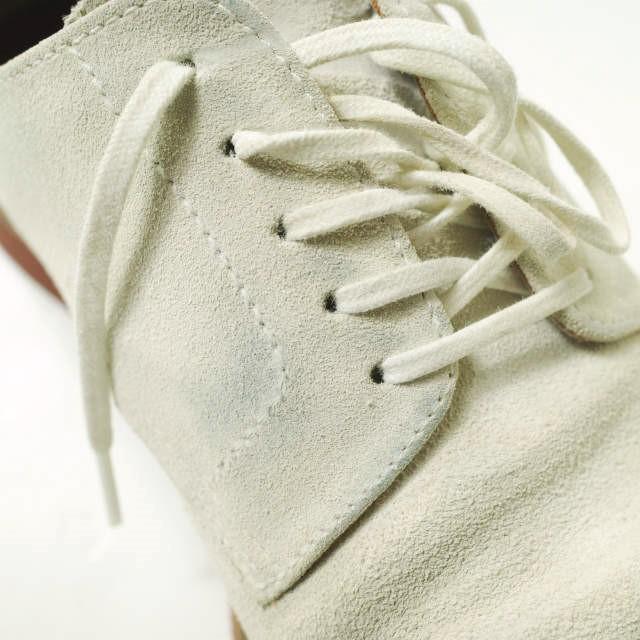 POLPETTA x Brilla per il gusto ポルペッタ ブリッラ ペル イルグスト 別注 スエードダービーシューズ 39(24.5cm) WHITE BACKS g19120 |  | 07