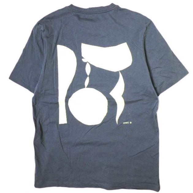 OAMC オーエーエムシー ポルトガル製 Graphic T-shirt グラフィックTシャツ 1217-343-1785 S ネイビー 半袖 トップス g19122 | 