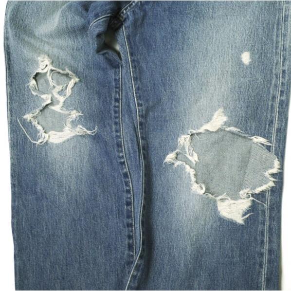 UNUSED アンユーズド 23SS 日本製 13oz Ripped Denim Pants ダメージ