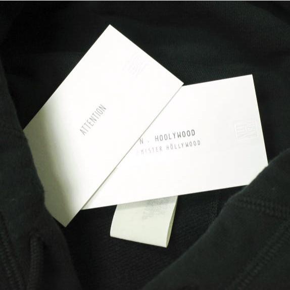 新品 N.HOOLYWOOD TEST PRODUCT EXCHANGE SERVICE 24AW POCKET HOODIE スウェットプルオーバーパーカー 9242-CS01-009 pieces 42 BLACK |  | 04