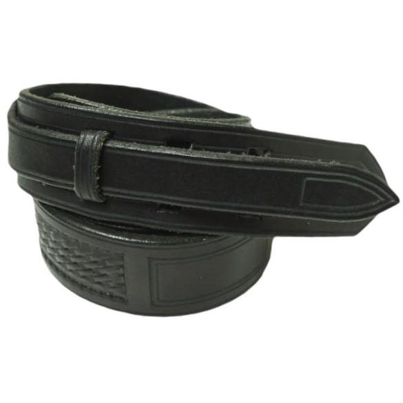 Rooster King ＆ Co. x N.HOOLYWOOD ルースターキング エヌハリウッド Buckleless Leather Belt バックルレスレザーベルト 38 ブラック | 