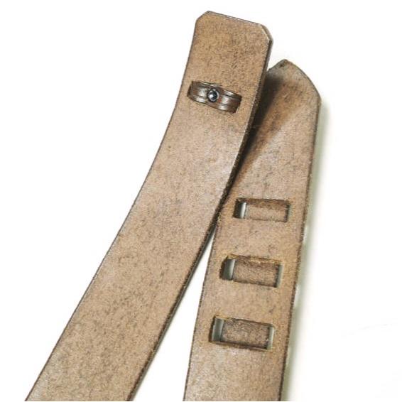 Rooster King ＆ Co. x N.HOOLYWOOD ルースターキング エヌハリウッド Buckleless Leather Belt バックルレスレザーベルト 38 ブラウン |  | 05