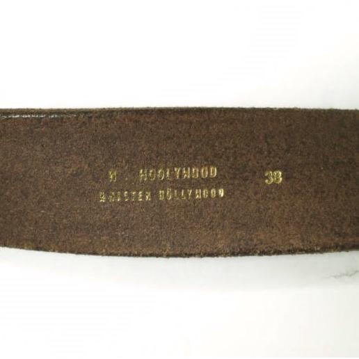 Rooster King ＆ Co. x N.HOOLYWOOD ルースターキング エヌハリウッド Buckleless Leather Belt バックルレスレザーベルト 38 ブラウン |  | 06