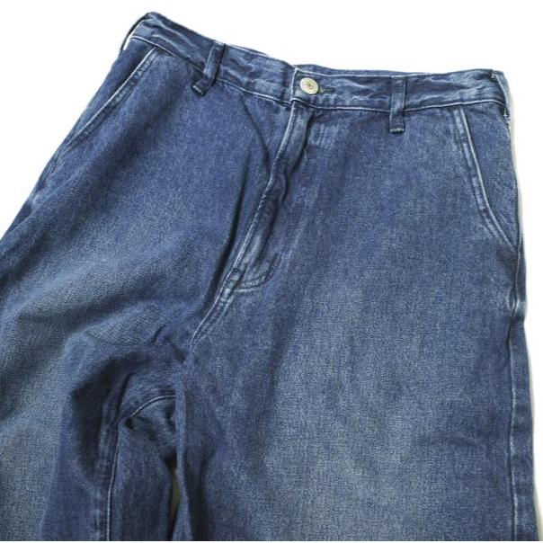 NEEDBY heritage x B:MING by BEAMS ニードバイヘリテージ ビーミング バイ ビームス ANDY ワイドストレートデニムパンツ 28 DARK USED |  | 04