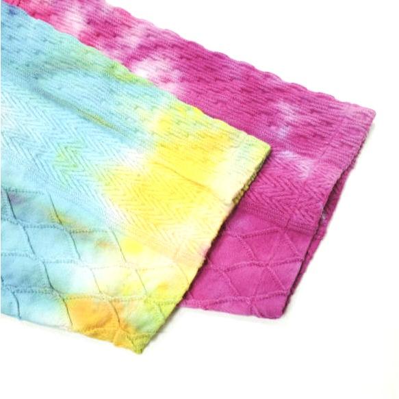 CAL O LINE x Ray BEAMS キャルオーライン 22SS YUKI D.Y.E TIE DYE CREW S/S KNIT TEE  タイダイ染め コットンケーブルニットTシャツ |  | 05