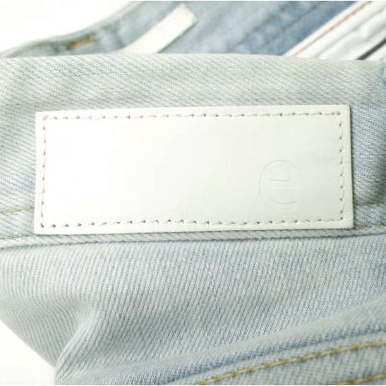 e JEANS イージーンズ 日本製 岡山児島 ダメージ＆リペア加工 スキニーデニムパンツ 171206301 0 Indigo ボタンフライ ジーンズ g19208 |  | 06