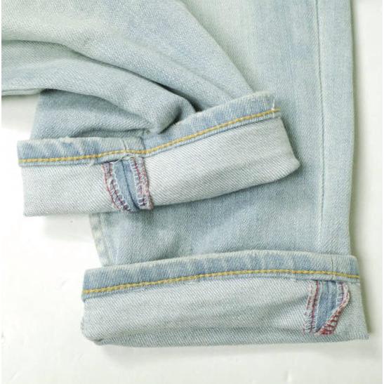 e JEANS イージーンズ 日本製 岡山児島 ダメージ＆リペア加工 スキニーデニムパンツ 171206301 0 Indigo ボタンフライ ジーンズ g19208 |  | 08