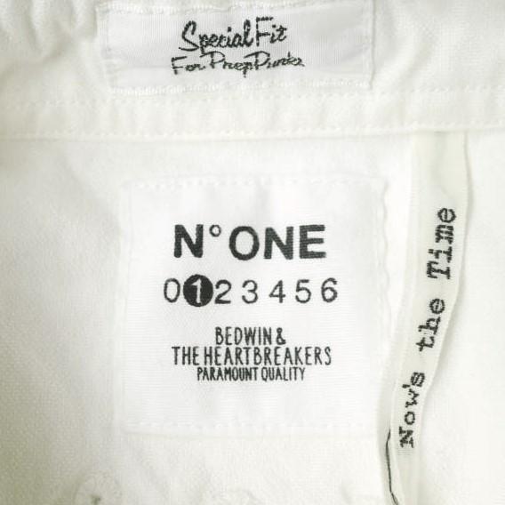 BEDWIN ＆ THE HEARTBREAKERS ベドウィン 日本製 L/S BD OX SHIRT BRIAN ロングスリーブボタンダウンオックスフォードシャツ 1 WHITE |  | 02
