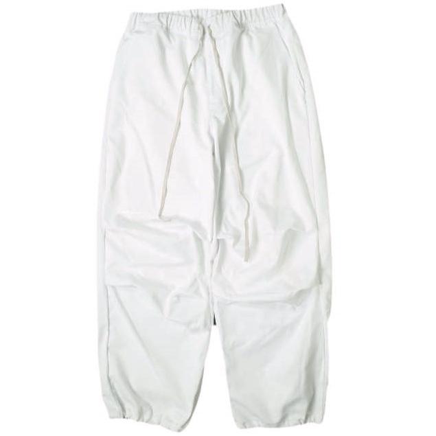 Danke Schon ダンケシェーン 23SS TC TWILL SNOW PANTS ツイルスノーパンツ 23S-PTL019-DS M ホワイト ワイド バギー イージー g19210 | 