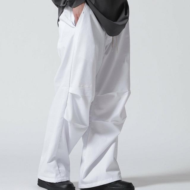 Danke Schon ダンケシェーン 23SS TC TWILL SNOW PANTS ツイルスノーパンツ 23S-PTL019-DS M ホワイト ワイド バギー イージー g19210 |  | 02