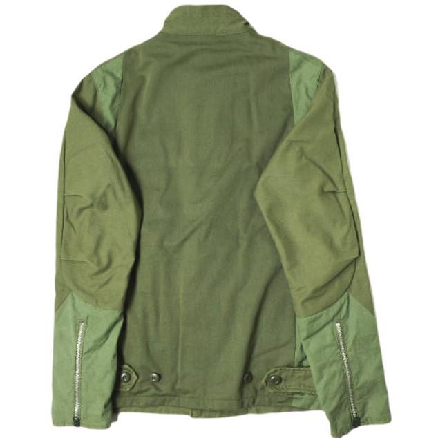 ink インク 日本製 AEROSMITH M-65 RIDERS BLOUSON エアロスミス リメイクライダースブルゾン L Olive 再構築 ミリタリージャケット g19224 |  | 01