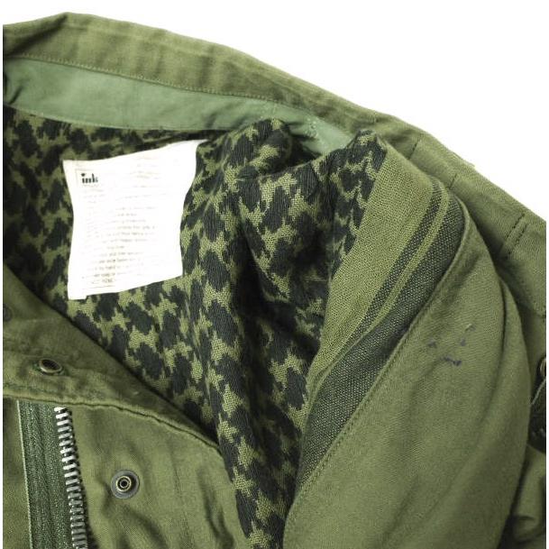 ink インク 日本製 AEROSMITH M-65 RIDERS BLOUSON エアロスミス リメイクライダースブルゾン L Olive 再構築 ミリタリージャケット g19224 |  | 07