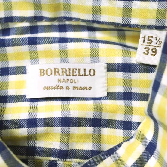 BORRIELLO x Brilla per il gusto ボリエッロ ブリッラ ペル イルグスト 別注 グラフチェックセミワイドカラーシャツ 151/2(39) YELLOW |  | 02