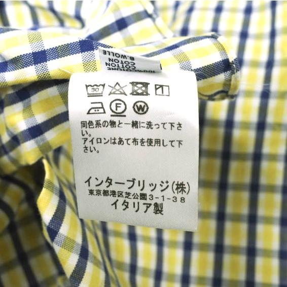 BORRIELLO x Brilla per il gusto ボリエッロ ブリッラ ペル イルグスト 別注 グラフチェックセミワイドカラーシャツ 151/2(39) YELLOW |  | 06