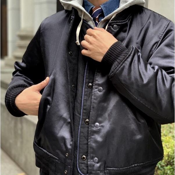 Engineered Garments x BEAMS PLUS エンジニアードガーメンツ 別注 Ball Park Jacket リバーシブル アワードジャケット M スタジャン |  | 04