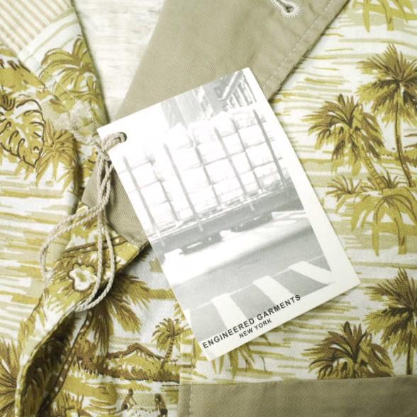 新品 Engineered Garments エンジニアードガーメンツ 19SS Loiter jacket - Hawaiian Print ロイタージャケット S KHAKI テーラード g19261 |  | 03