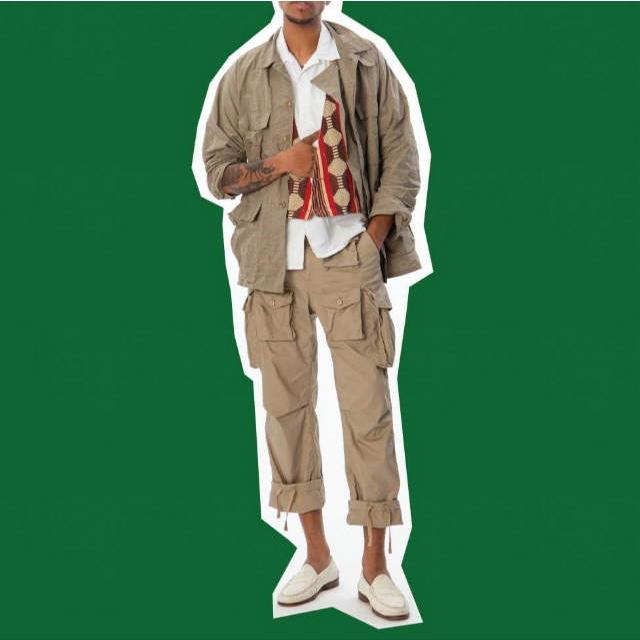 新品 Engineered Garments エンジニアードガーメンツ 20SS BDU Jacket - NYCO MINI TATTERSALL ファティーグジャケット S KHAKI ミリタリー |  | 02