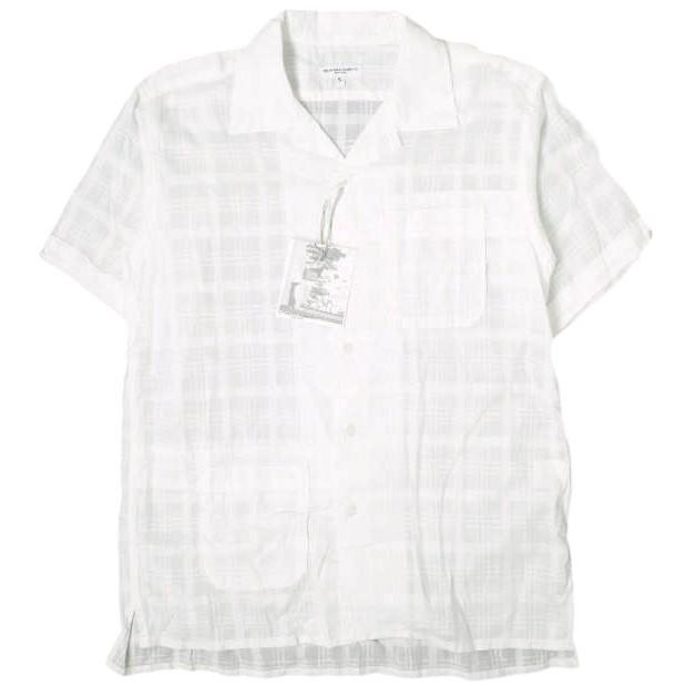 エンジニアードガーメンツ キャンプシャツ 半袖 白 新品 Engineered Garments エンジニアードガーメンツ Camp Shirt