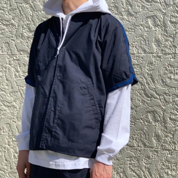 新品 Engineered Garments x BEAMS PLUS エンジニアードガーメンツ ビームスプラス バスケットボールジャケット 11-03-0095-334 L Dk.Navy |  | 02