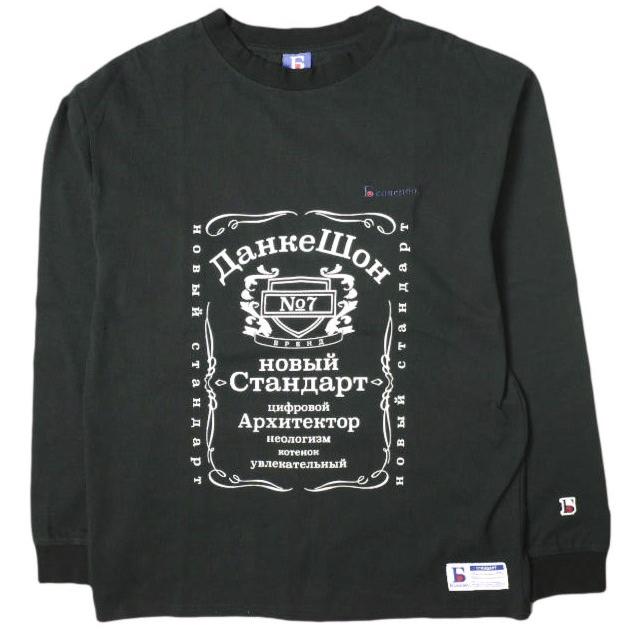 新品 Danke Schon ダンケシェーン プリントロングスリーブTシャツ S