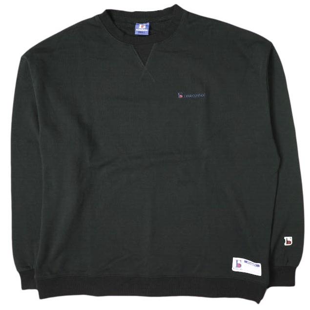 新品 Danke Schon ダンケシェーン ダメージ加工 Vガゼットクルーネックスウェット S ブラック トレーナー 裏毛 トップス g19485 | 