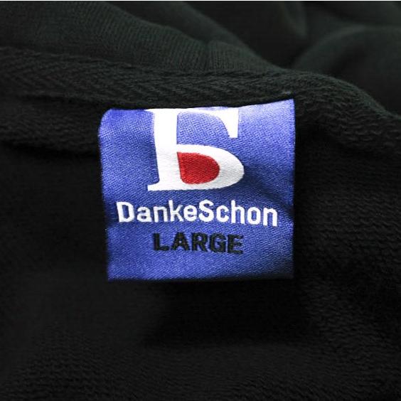 新品 Danke Schon ダンケシェーン 24SS ロゴ刺繍 スウェットプルオーバーパーカー UNS24037 L BLACK オーバーサイズ トップス g19525 |  | 05